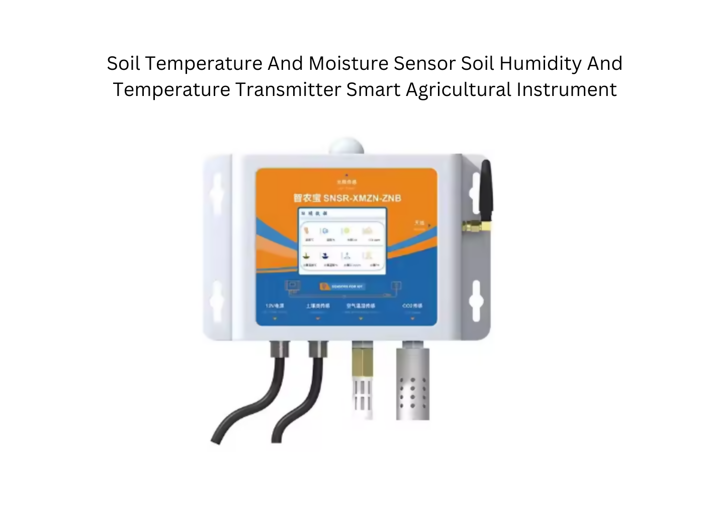 Soil Temperature And Moisture Sensor Soil Humidity And Temperature Transmitter Smart Agricultural Instrument