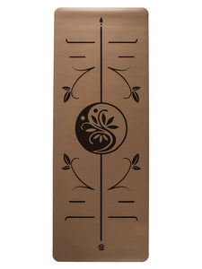 YWB Brown YinYang Yoga Mat