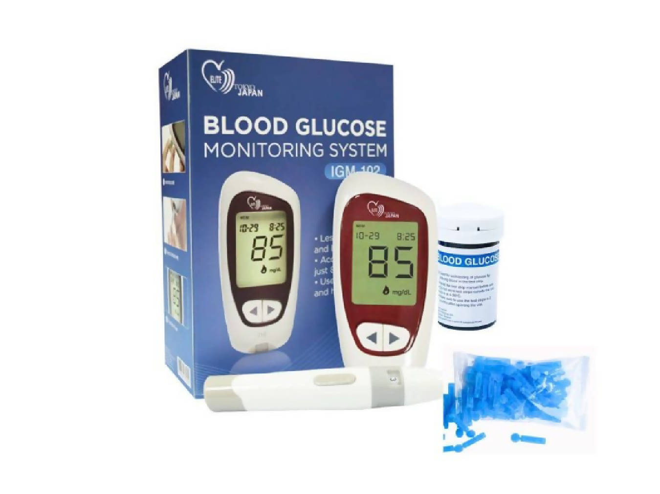 glucometer-blood-glucose-meter-monitoring-set-meter-with-lancet-pen-25pcs-strips-and-25-lancets