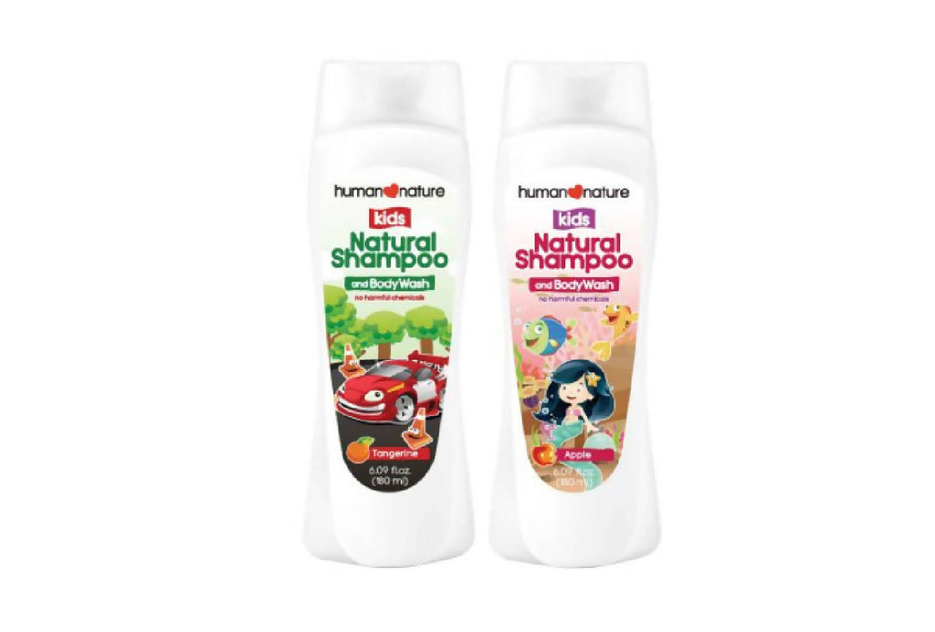 Kids Natural Shampoo and Body Wash for Boys & Girls