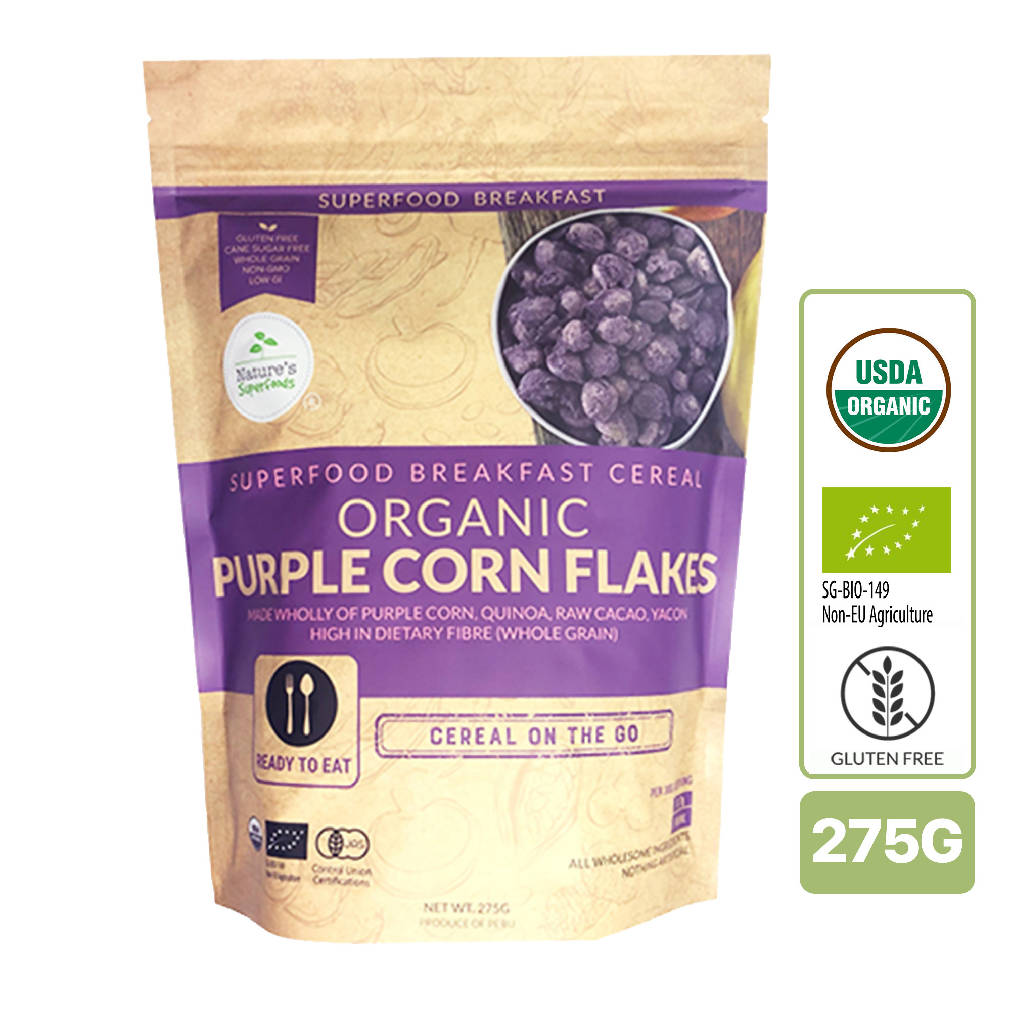 Organic Purple Corn Cereal Flakes
