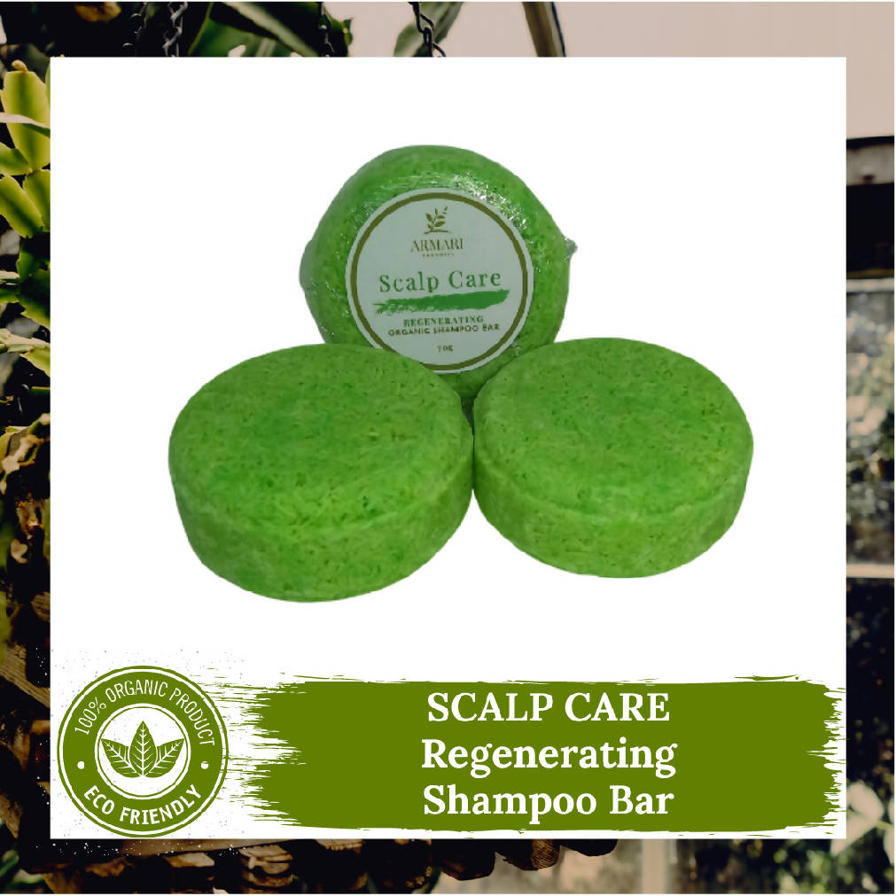 Scalp Care Regenerating Shampoo Bar by Armari Organics