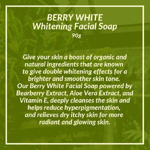 Berry White Whitening Facial Soap by Armari Organics
