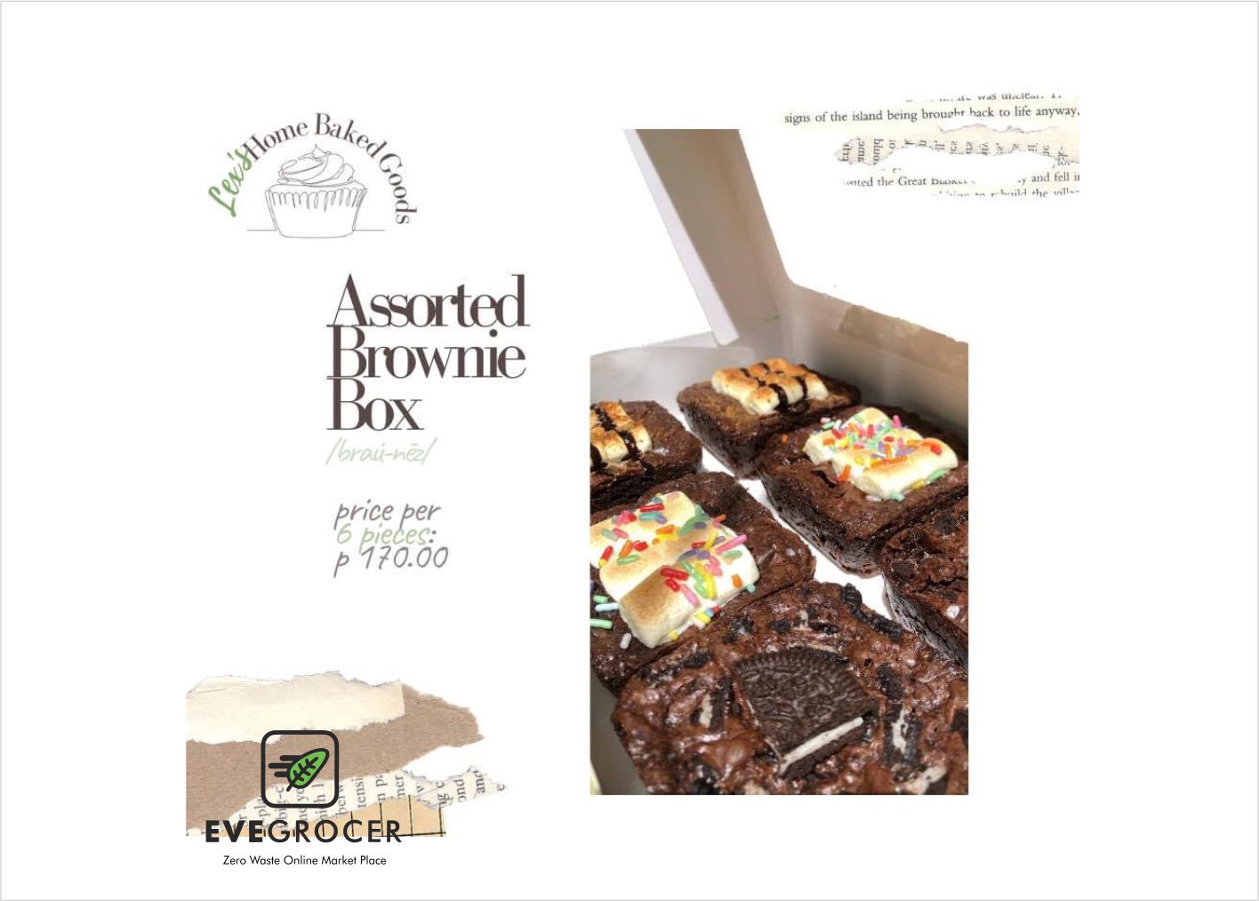 Assorted brownie box