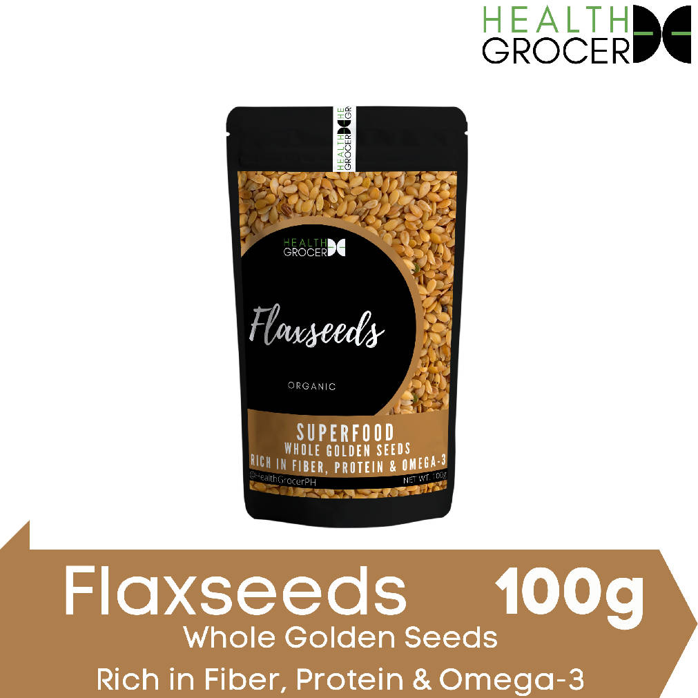Health Grocer Flaxseeds Golden Whole 100g