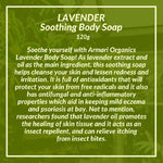 Lavender Soothing Body Soap by Armari Organics