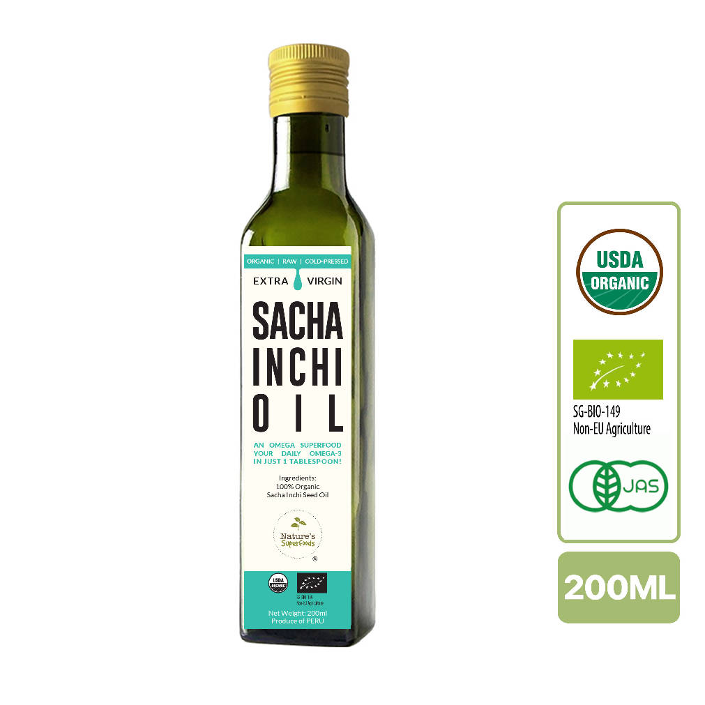 Organic Sacha Inchi Seed Oil (cold pressed)