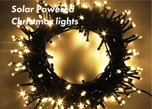 Solar Powered Christmas Lights 100 bulb