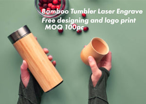 Bamboo thermal mug