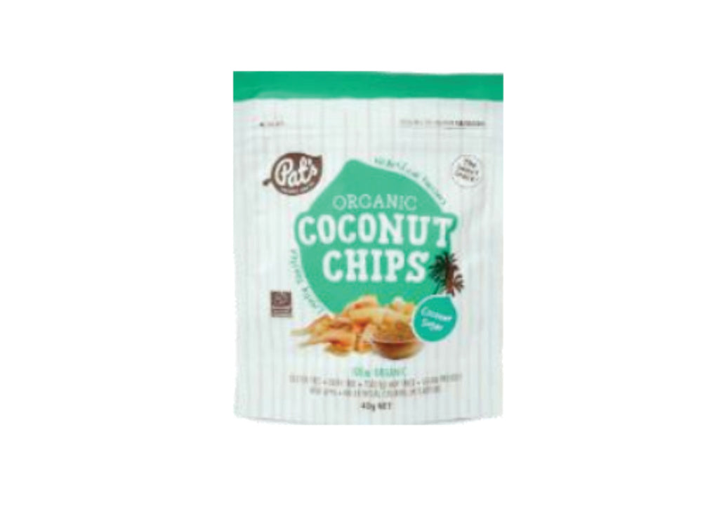 Organic  Coconut Chips  with Coconut  Sugar 40 g