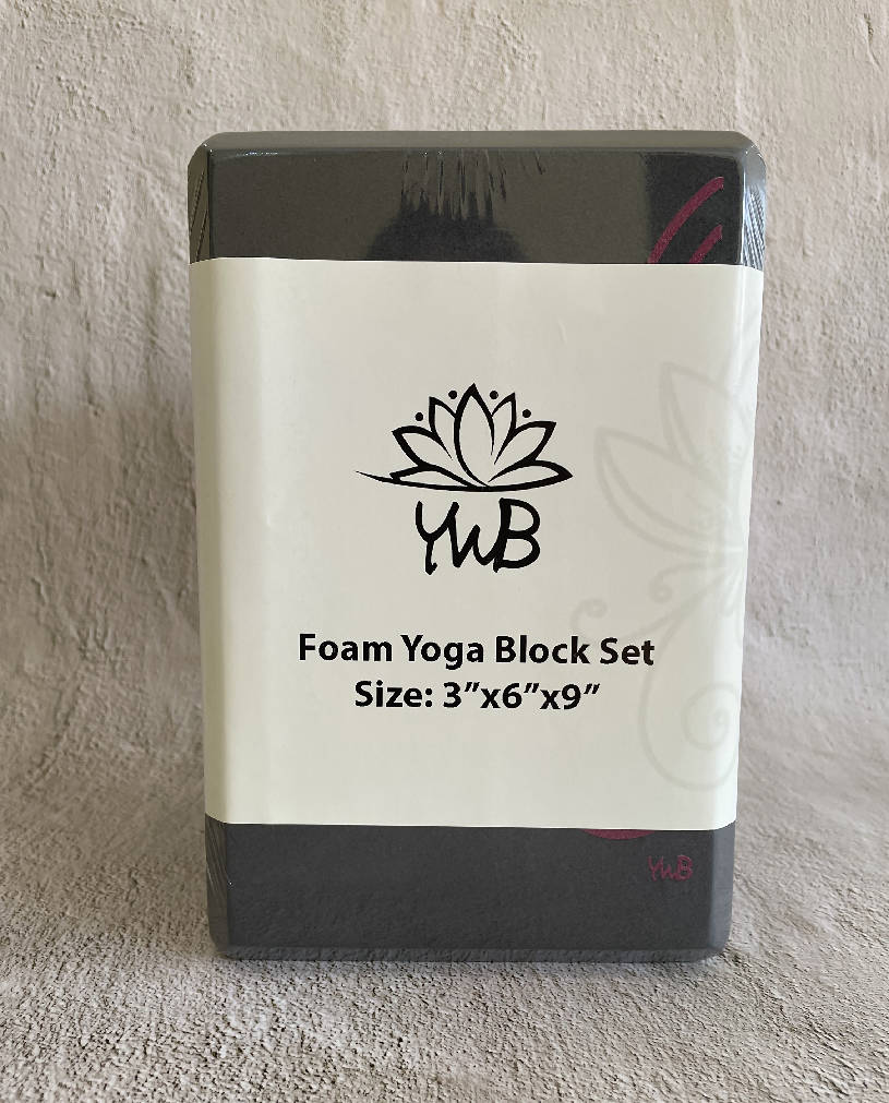 YWB Lotus Foam Yoga Block Set