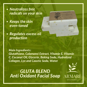 Gluta Blend Anti Oxidant Facial Soap by Armari Organics