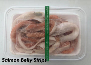 Salmon Belly Strips