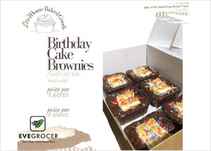 Birthday Cake Brownie