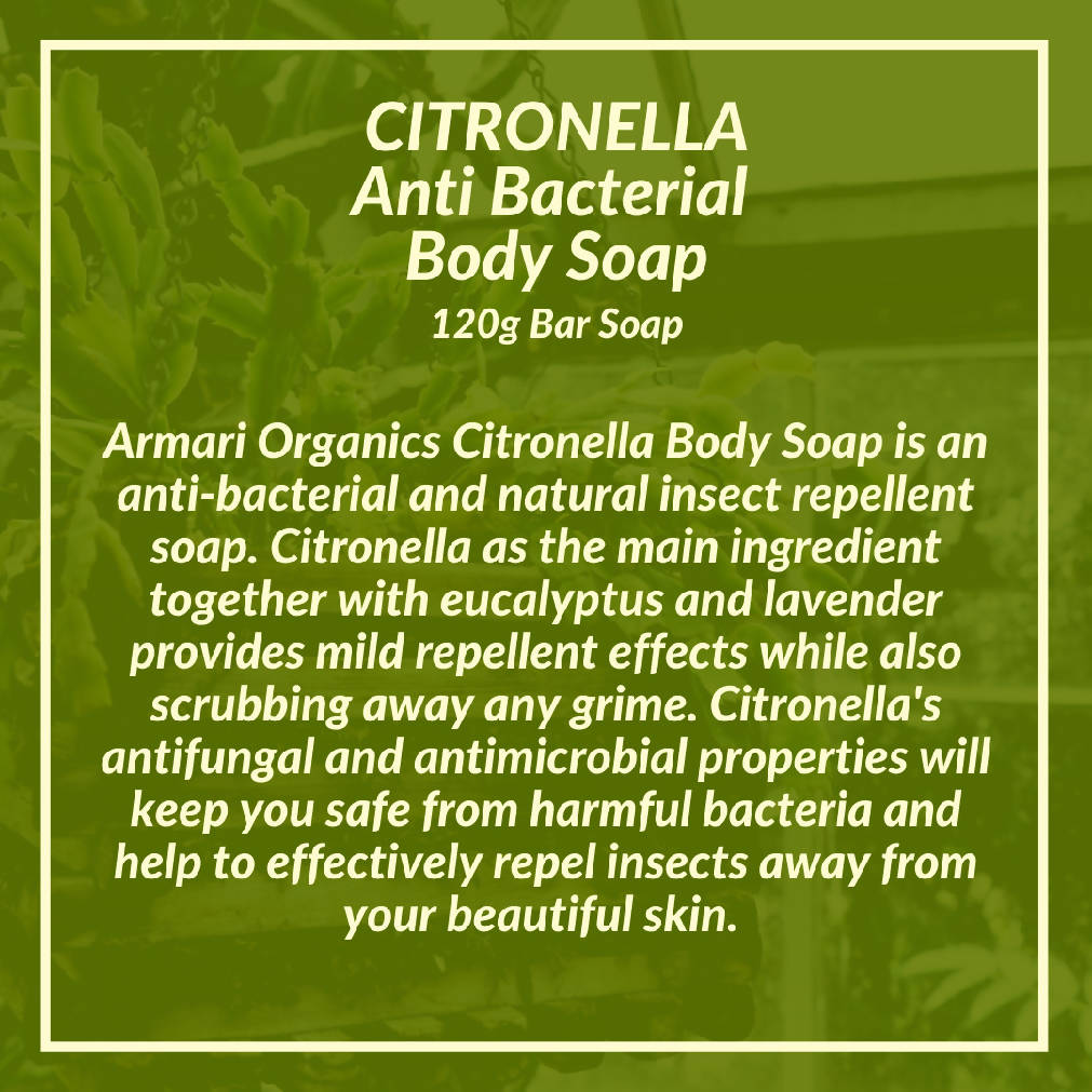 Citronella Anti Bacterial Body Soap by Armari Organics