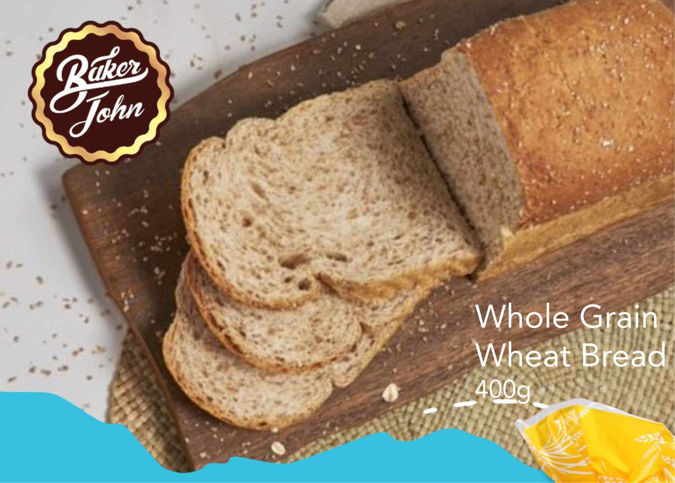 Whole Grain Wheat Loaf 400g