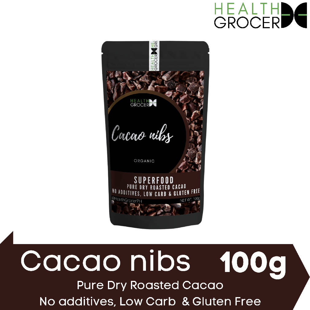 Health Grocer Cacao Nibs Roasted 100g